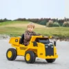 Qaba Caterpillar Licensed 12V Electric Ride On, Excavator Kids Tractor Ride On W/ Remote, Bucket, Shovel, Music, Loudspeaker For Ages 3-6, Yellow 2 Qaba Caterpillar Licensed 12V Electric Ride On, Excavator Kids Tractor Ride On W/ Remote, Bucket, Shovel, Music, Loudspeaker For Ages 3-6, Yellow -Children Toys Discount GUEST 07f044d8 a12a 4bc9 88db 9981eb8c22cc