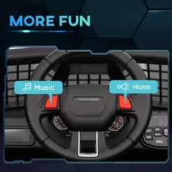 Qaba 12V Ride On Car, Ride On Truck, Battery Powered Toy Car With Remote, 4 Suspension Wheels, 3 MPH Max Speeds, Music, Horn & Lights, Black 10 Qaba 12V Ride On Car, Ride On Truck, Battery Powered Toy Car With Remote, 4 Suspension Wheels, 3 MPH Max Speeds, Music, Horn & Lights, Black -Children Toys Discount GUEST 0ee3b931 488a 4080 aac4 a1f5777df81f