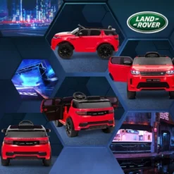 Qaba Land Rover Discovery Sport Licensed 12V Kids Ride On Car, Battery Powered Toy Car W/ Remote Control Soft Start, LED Lights, Music Horn, Red 11 Qaba Land Rover Discovery Sport Licensed 12V Kids Ride On Car, Battery Powered Toy Car W/ Remote Control Soft Start, LED Lights, Music Horn, Red -Children Toys Discount GUEST 1182100b b8e5 4b22 908a 5b1acc6fbd2f