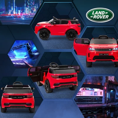 Qaba Land Rover Discovery Sport Licensed 12V Kids Ride On Car, Battery Powered Toy Car W/ Remote Control Soft Start, LED Lights, Music Horn, Red 7 Qaba Land Rover Discovery Sport Licensed 12V Kids Ride On Car, Battery Powered Toy Car W/ Remote Control Soft Start, LED Lights, Music Horn, Red - Image 5