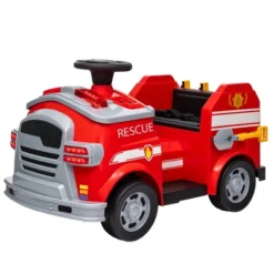 Qaba 12V Ride On Fire Truck, Battery Powered Electric Car For Kids With Siren, Flashing Lights Fire Extinguisher, Soft Start, Horn Music, Red 9 Qaba 12V Ride On Fire Truck, Battery Powered Electric Car For Kids With Siren, Flashing Lights Fire Extinguisher, Soft Start, Horn Music, Red -Children Toys Discount GUEST 14399a43 b460 4b11 9e4e 21c45ad0a512