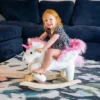Qaba Kids Rocking Horse, Wooden Plush Ride-On Unicorn Chair Toy With Lullby Song For 18-36 Months Children 2 Qaba Kids Rocking Horse, Wooden Plush Ride-On Unicorn Chair Toy With Lullby Song For 18-36 Months Children -Children Toys Discount GUEST 1825e801 c5d8 4efc bbf3 92cd4a215311