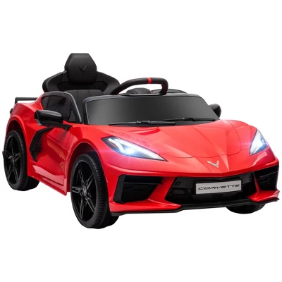 Qaba Chevrolet Corvette Licensed 12V Electric Car For Kids With Parental Remote Control, Suspension System, Music, Horn, Headlight, Slow Start 9 Qaba Chevrolet Corvette Licensed 12V Electric Car For Kids With Parental Remote Control, Suspension System, Music, Horn, Headlight, Slow Start - Image 7