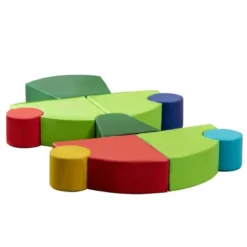 Qaba 10-Piece Rearrangeable Foam Playset Soft Play Equipment Toddler Educational Toy -Children Toys Discount GUEST 1e0abc61 653e 47c4 8d9d 803044a9c79f