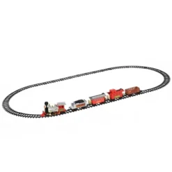 Qaba Sounds & Lights Christmas Tree Train Set For Under The Tree With Large Tracks, North Pole Express Train Set Holiday Toy For Kids, Christmas Gift 9 Qaba Sounds & Lights Christmas Tree Train Set For Under The Tree With Large Tracks, North Pole Express Train Set Holiday Toy For Kids, Christmas Gift -Children Toys Discount GUEST 1e1dfba7 072f 4da9 92d4 e5ee9058d266