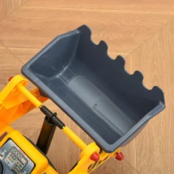 Qaba Kids Ride On Construction Front Loader Tractor, Excavator Scooter W/ Controllable Digging Bucket, Safe & Fun Vehicle Toy For Toddlers, Yellow -Children Toys Discount GUEST 1eeb083e ef48 4a44 b564 bff4956d0ae2
