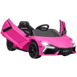 Qaba Lamborghini Revuelto Licensed 12V Kids Ride On Car, Battery Powered Kids Electric Car W/ Hydraulic Doors, Remote, Training Wheels -Children Toys Discount GUEST 28d412d3 0cf3 49d5 a4d6 64d8fe656f15