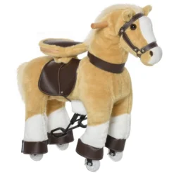 Qaba Ride-on Walking Rolling Kids Horse With Easy Rolling Wheels, Soft Huggable Body, & A Large Size For Kids 3-8 Years 9 Qaba Ride-on Walking Rolling Kids Horse With Easy Rolling Wheels, Soft Huggable Body, & A Large Size For Kids 3-8 Years -Children Toys Discount GUEST 350f093e 3af9 42e0 97d3 52f74723622a