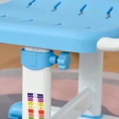 Qaba Kids Table And Chair Set, Activity Desk With USB Lamp, Storage Drawer For Study, Activities, Arts, Or Crafts -Children Toys Discount GUEST 3683efbd 6816 4f79 9848 0e74fe93e9d0