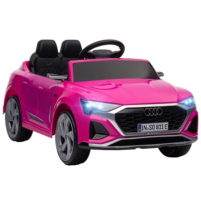 Qaba Audi Q8 E-tron Sportback Licensed 12V Kids Ride On Car, Battery Powered Kids Electric Car W/ Remote, 4 Spring Suspension Wheels 8 Qaba Audi Q8 E-tron Sportback Licensed 12V Kids Ride On Car, Battery Powered Kids Electric Car W/ Remote, 4 Spring Suspension Wheels - Image 6