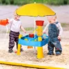 Qaba Kids 2-in-1 Water Table 25Pcs Sand Table Enlarged Sized Indoor Outdoor Play Table With Adjustable Sun Umbrella, Multi-colored 2 Qaba Kids 2-in-1 Water Table 25Pcs Sand Table Enlarged Sized Indoor Outdoor Play Table With Adjustable Sun Umbrella, Multi-colored -Children Toys Discount GUEST 3ff33709 45cd 48d5 8e15 187d875a1379