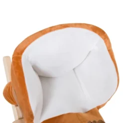 Qaba Kids Ride On Rocking Horse, Plush Animal Toy Sturdy Wooden Rocker With Songs For Boys Or Girls -Children Toys Discount GUEST 4e9827b5 5aa9 4411 9230 6db40945d027