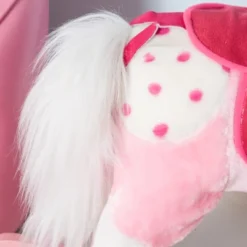 Qaba Kids Plush Toy Rocking Horse Pony Toddler Ride On Animal For Girls Pink Birthday Gifts With Realistic Sounds -Children Toys Discount GUEST 53df4fbd fc3a 4152 bf3b 30d03972a5a1