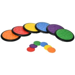 Qaba Blindfolded And Barefoot Tactile Discs, Sensory Discs For Kids, Little Kids Game, Sensory Toy Matching Game, Preschool Game For 3-8 Years Old -Children Toys Discount GUEST 585c8e3b e477 4e1c 9006 71bae41508df