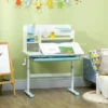 Qaba Kids Desk, Height Adjustable Children School Study Table, Student Writing Desk With Tilt Desktop, Drawer, Storage Shelf, Pen Holder -Children Toys Discount GUEST 5c70ea86 45cc 47c9 ac1e 7e06c8693de4