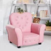 Qaba Kids Sofa Toddler Tufted Upholstered Sofa Chair Princess Couch Furniture With Diamond Decoration For Preschool Child, Pink -Children Toys Discount GUEST 5d5f8846 8c69 47ca 982b d880348027a7