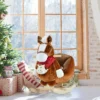 Qaba Kids Ride-On Rocking Horse Toy Rocker With Fun Song Music & Soft Plush Fabric For Children 18-36 Months 2 Qaba Kids Ride-On Rocking Horse Toy Rocker With Fun Song Music & Soft Plush Fabric For Children 18-36 Months -Children Toys Discount GUEST 63f7fc4d ff26 4326 83d1 90683509b33d