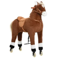 Qaba Kids Ride-on Walking Horse With Easy Rolling Wheels, Soft Huggable Body, & A Large Size For Kids 5-16 Years 10 Qaba Kids Ride-on Walking Horse With Easy Rolling Wheels, Soft Huggable Body, & A Large Size For Kids 5-16 Years -Children Toys Discount GUEST 6950870e d757 4f23 9cdc 4ac19dbd4dcf