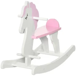 Qaba Little Wooden Rocking Horse Toy For Kids' Imaginative Play, Children's Small Baby Rocking Horse Ride-on Toy For Toddlers 1-3, Pink And White 9 Qaba Little Wooden Rocking Horse Toy For Kids' Imaginative Play, Children's Small Baby Rocking Horse Ride-on Toy For Toddlers 1-3, Pink And White -Children Toys Discount GUEST 727f2f65 f2e0 4e7d 8599 d2637924ed48