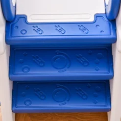 Qaba Folding Kids Slide, Activity Freestanding Climber For Ages 1-3 Years, Indoor And Outdoor Exercise Playset Toy Center, With Cartoon Astronaut Shape -Children Toys Discount GUEST 788078ff ca23 4210 bbfc 23d48c969e25