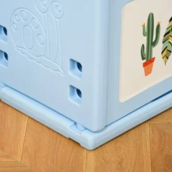 Qaba Kids Toy Storage Organizer With 4 Bins, Storage Cabinets, Bookshelf And 4-Layers Toy Collection Shelves -Children Toys Discount GUEST 78acd5d7 5189 40d8 899f db1bca500963