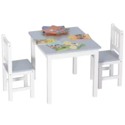 Qaba Kids Table And Chair Set For Arts, Meals, Lightweight Wooden Homework Activity Center, Toddlers Age 3+, Gray 9 Qaba Kids Table And Chair Set For Arts, Meals, Lightweight Wooden Homework Activity Center, Toddlers Age 3+, Gray -Children Toys Discount GUEST 7c74a271 cb7f 457a 8bcc 9ea51bda1c5b