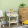 Qaba Wooden Kids Tool Bench With 31 Piece Kids Tool Kit, Workbench Playset, Construction Work Shop Toy For Girls And Boys Ages 3-6 With Storage Shelf 1 Qaba Wooden Kids Tool Bench With 31 Piece Kids Tool Kit, Workbench Playset, Construction Work Shop Toy For Girls And Boys Ages 3-6 With Storage Shelf -Children Toys Discount GUEST 7e0fa633 b60f 4ff5 be4d 10db27d219f9