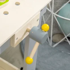 Qaba Wooden Kids Tool Bench With 31 Piece Kids Tool Kit, Workbench Playset, Construction Work Shop Toy For Girls And Boys Ages 3-6 With Storage Shelf -Children Toys Discount GUEST 87db9627 42d2 45d8 9ef7 e43a35ee0bfe