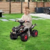 Qaba Kids ATV, 6V 4 Wheeler Kids Quad Car, Battery Powered Electric Ride On Toy With Music For Boys & Girls Ages 2-6 Years, Black -Children Toys Discount GUEST 87f4868e 9729 4ef8 bdfc b4905c7a6fbb