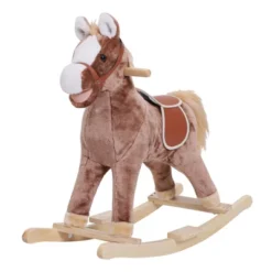 Qaba Kids Rocking Horse, Plush Toddler Rocker, Wooden Base Ride-On Toy With Handle Grip, Traditional Toy For Kids 36M+, Brown 9 Qaba Kids Rocking Horse, Plush Toddler Rocker, Wooden Base Ride-On Toy With Handle Grip, Traditional Toy For Kids 36M+, Brown -Children Toys Discount GUEST 910d97f3 cc04 496c a38b f7d3dfe03177