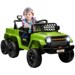 Qaba 12V 4x4 Kids Electric Car, 2WD/4WD Switchable Kids Ride On Car With Parent Remote Control, Spring Suspension System, Back Trailer 15 Qaba 12V 4x4 Kids Electric Car, 2WD/4WD Switchable Kids Ride On Car With Parent Remote Control, Spring Suspension System, Back Trailer -Children Toys Discount GUEST 99e34d3f 5c87 4565 af75 b76b3c5cebd4