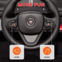 Qaba 12V Ride On Truck, 3.7 MPH Battery Powered Electric Car For Kids W/ Remote Control, 4-Wheel Suspension, Lights, Horn & Music -Children Toys Discount GUEST 9a06c84e 6bc1 46ba 93fc 89beeaa3c4b2