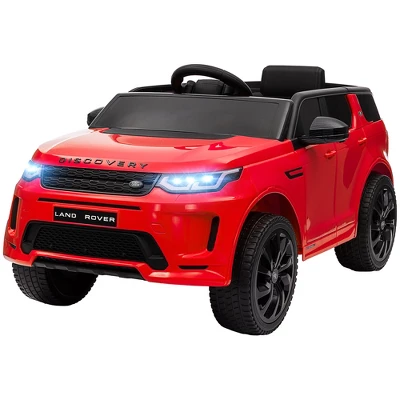 Qaba Land Rover Discovery Sport Licensed 12V Kids Ride On Car, Battery Powered Toy Car W/ Remote Control Soft Start, LED Lights, Music Horn, Red 5 Qaba Land Rover Discovery Sport Licensed 12V Kids Ride On Car, Battery Powered Toy Car W/ Remote Control Soft Start, LED Lights, Music Horn, Red - Image 3