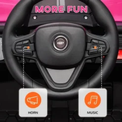 Qaba 12V Ride On Truck, 3.7 MPH Battery Powered Electric Car For Kids W/ Remote Control, 4-Wheel Suspension, Lights, Horn & Music, Pink -Children Toys Discount GUEST a0e21c3b 58a0 4b58 b370 75ab05bd1d86