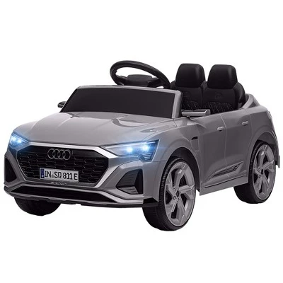 Qaba Audi Q8 E-tron Sportback Licensed 12V Kids Ride On Car, Battery Powered Kids Electric Car W/ Remote, 4 Spring Suspension Wheels 4 Qaba Audi Q8 E-tron Sportback Licensed 12V Kids Ride On Car, Battery Powered Kids Electric Car W/ Remote, 4 Spring Suspension Wheels - Image 2