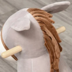 Qaba Kids Rocking Chair, Plush Ride On Rocking Horse Donkey With Sound, Wood Base Seat, Safety Belt, Baby Toddler Rocker Toy For 18 - 36 Months, Gray 10 Qaba Kids Rocking Chair, Plush Ride On Rocking Horse Donkey With Sound, Wood Base Seat, Safety Belt, Baby Toddler Rocker Toy For 18 - 36 Months, Gray -Children Toys Discount GUEST ad5a426b 5607 4086 85fc d798936410c0