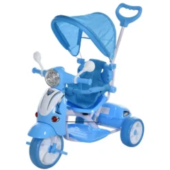 Qaba Children Ride-On Moped Tricycle With A Stylish Design & Interactive Music & Lighting Functions -Children Toys Discount GUEST b9cbe434 31da 4abe bb5a 549bc7fd31f4
