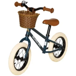 Qaba Kids Balance Bike Toddler No Pedal Bicycle For 3-6 Year Old With Adjustable Handlebar, Basket, Bell And Rubber Tires -Children Toys Discount GUEST c2c1e454 f11c 4640 8322 09403303b0de