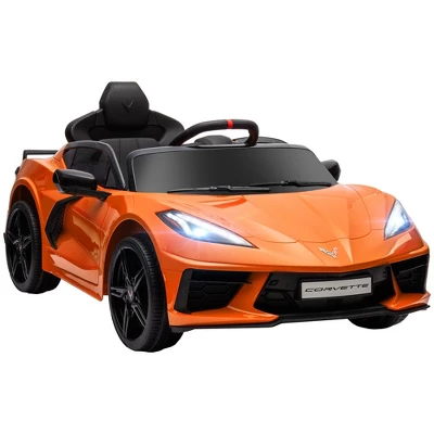 Qaba Chevrolet Corvette Licensed 12V Electric Car For Kids With Parental Remote Control, Suspension System, Music, Horn, Headlight, Slow Start 8 Qaba Chevrolet Corvette Licensed 12V Electric Car For Kids With Parental Remote Control, Suspension System, Music, Horn, Headlight, Slow Start - Image 6