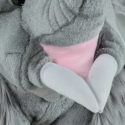 Qaba Kids Ride-On Rocking Horse Toy Mammoth Style Rocker With Fun Music & Soft Plush Fabric For Children 18-36 Months -Children Toys Discount GUEST c82b7008 6ba0 4d2b 850c 79701bfeb468