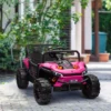 Qaba 12V Ride On Truck, 3.7 MPH Battery Powered Electric Car For Kids W/ Remote Control, 4-Wheel Suspension, Lights, Horn & Music, Pink -Children Toys Discount GUEST c984ecfa 3a24 48bd 8e93 96aa75b669f5