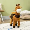 Qaba Baby Stuffed Giraffe Rocking Horse Toy For Girls And Boys, Zoo Animal Plush Ride-on Toy With Soft Feel, Interactive Toy For Kids, Giraffe Gifts -Children Toys Discount GUEST cb662b09 21dc 425e 83ff 667b4f9f09f2