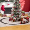 Qaba Sounds & Lights Christmas Tree Train Set For Under The Tree With Large Tracks, North Pole Express Train Set Holiday Toy For Kids, Christmas Gift -Children Toys Discount GUEST ccd8c667 a27a 4fd4 a882 6a4ba7ad6343