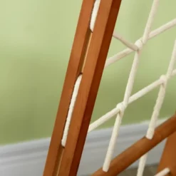 Qaba 6-in-1 Indoor Jungle Gym Playground With Slide, Climbing Wall, Rope Climber, Monkey Bars, Swing, Toddler Climbing Toys For 3-10 Years Old, Wood -Children Toys Discount GUEST d23df9d6 7488 4721 8dd9 d92f265f4ac4