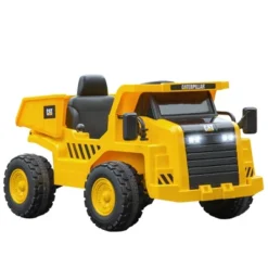 Qaba Caterpillar Licensed 12V Electric Ride On, Excavator Kids Tractor Ride On W/ Remote, Bucket, Shovel, Music, Loudspeaker For Ages 3-6, Yellow 9 Qaba Caterpillar Licensed 12V Electric Ride On, Excavator Kids Tractor Ride On W/ Remote, Bucket, Shovel, Music, Loudspeaker For Ages 3-6, Yellow -Children Toys Discount GUEST dba6f197 682c 414d 99f5 6cff8360b070
