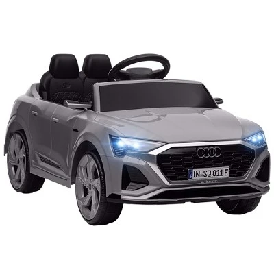 Qaba Audi Q8 E-tron Sportback Licensed 12V Kids Ride On Car, Battery Powered Kids Electric Car W/ Remote, 4 Spring Suspension Wheels 7 Qaba Audi Q8 E-tron Sportback Licensed 12V Kids Ride On Car, Battery Powered Kids Electric Car W/ Remote, 4 Spring Suspension Wheels - Image 5