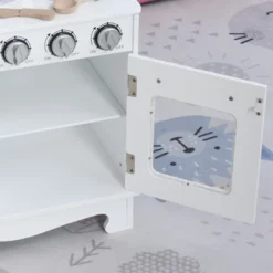 Qaba Large Kids Kitchen Playset With Telephone, Water Dispenser Simulation Cooking Set 8 Qaba Large Kids Kitchen Playset With Telephone, Water Dispenser Simulation Cooking Set -Children Toys Discount GUEST e43e8537 49e2 48c3 97aa 2fad2dbb18b9