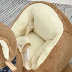 Qaba Kids Ride-On Rocking Horse Toy Bear Style Rocker With Fun Music & Soft Plush Fabric For Children 18-36 Months 11 Qaba Kids Ride-On Rocking Horse Toy Bear Style Rocker With Fun Music & Soft Plush Fabric For Children 18-36 Months -Children Toys Discount GUEST e93019d8 8715 474c 9a47 16e8a0302afa
