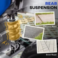 Qaba Kids Motorcycle With Twist Grip Throttle, 12V Electric Motorcycle With Training Wheels, Rear Suspension, Music For Aged 3-6 Years -Children Toys Discount GUEST f0cd12e9 d787 4cbb 8f54 87dd689a97a2