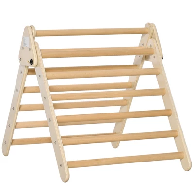 Qaba Triangle Ladder For Toddlers With Foldable Design For Easy Storage In Home Toddler Gym Space, Fine Motor Skills Toy 5 Qaba Triangle Ladder For Toddlers With Foldable Design For Easy Storage In Home Toddler Gym Space, Fine Motor Skills Toy - Image 3